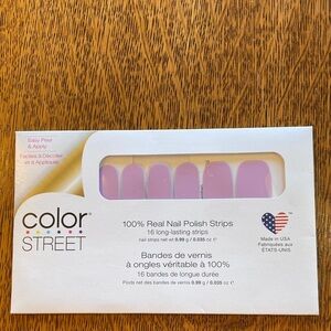 Color Street Polish Strips Lavender Fashion Prague ER NEW dry nail polish strips